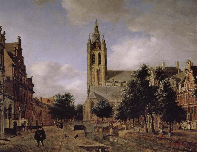 Jan van der Heyden Old church landscape china oil painting image